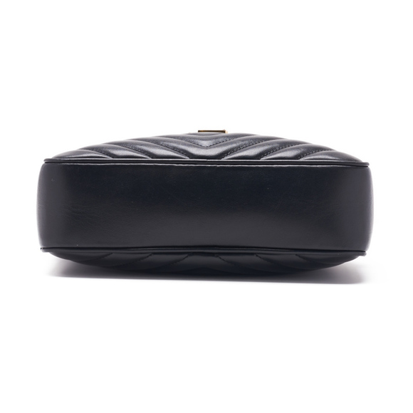 Saint Laurent Lou Camera Leather Shoulder Bag Black - Picture 5 of 6